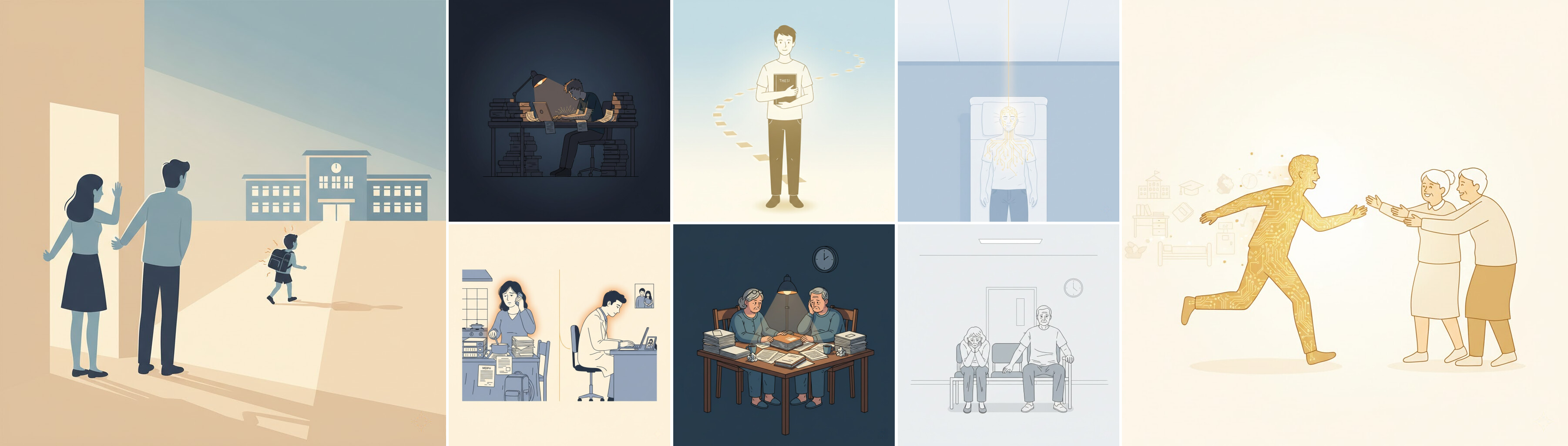 Seréis los mejores padres del mundo, papá y mamá